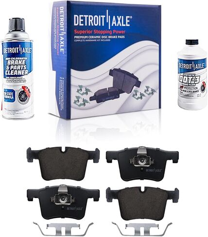 Detroit Axle - Brake Pads for Chevy GMC Yukon XL Suburban 1500 Tahoe Avalanche Cadillac Escalade ESV EXT, 4 Front & Rear Ceramic Brake Pads 2007 2008 Replacement in Saudi Arabia