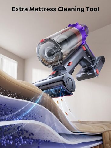 SMOTURE Cordless Vacuum Cleaner, 650W 55KPA 70Mins Vacuum Cleaners for Home, Cordless Stick Vacuum with LED Touch Screen, Anti-Tangle Wireless Vacuum, Handheld Vacuum for Pet Hair/Carpet/Floor in Kuwait