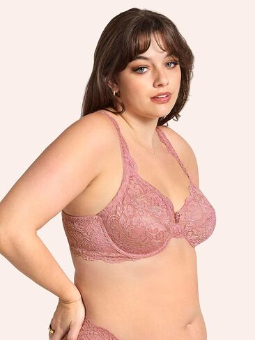 Signature Lace Unlined Underwire Bra with Added Support in Saudi Arabia