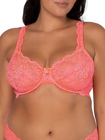 Signature Lace Unlined Underwire Bra with Added Support in Saudi Arabia