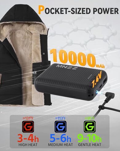 MNZZ سترة جرافين ساخنة للنساء + 2 باور بانك in Kuwait