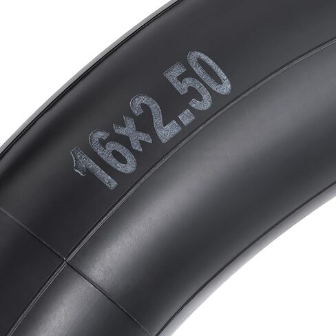أنبوب بوتيل داخلي بديل 16 × 2.50، أنبوب دراجة 16 × 2.5 بوصة مع ساق صمام منحني CR202 متوافق مع الدراجات الكهربائية والدراجات ودراجات BMX والدراجات البخارية مع إطارات محور العجلة 16 بوصة (قطعتان) in Kuwait