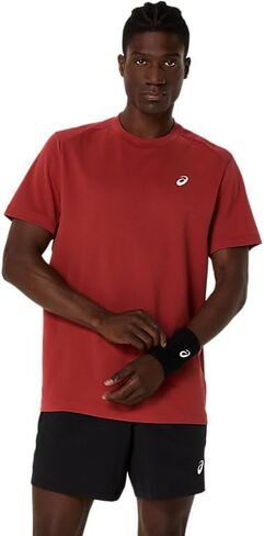 ASICS Men's Court Short Sleeve TOP Tennis Apparel in Saudi Arabia