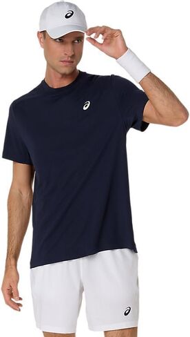 ASICS Men's Court Short Sleeve TOP Tennis Apparel in Saudi Arabia