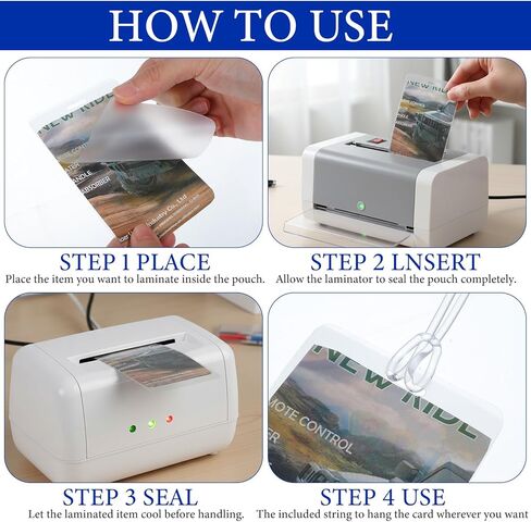 200 عبوة من بطاقات الأمتعة المغلفة بحلقات سعة 5 مل، وأكياس تغليف لشارة الهوية مقاس 2 1/2 بوصة × 4 1/4 بوصة، ومجموعة أكياس حرارية شفافة لتصاريح العمل وبطاقات المرور وبطاقات الهوية in Kuwait