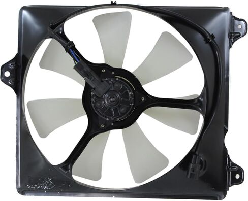 Replacement Radiator and Condenser Cooling Fan Assembly Pair fits Lexus ES300 (1997-1998) 3.0L V6 - Driver and Passenger Side in Saudi Arabia