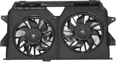 Replacement Radiator and Cooling Fan Assembly Kit fits Dodge Caravan 2005-2007 3.3L V6 in Saudi Arabia