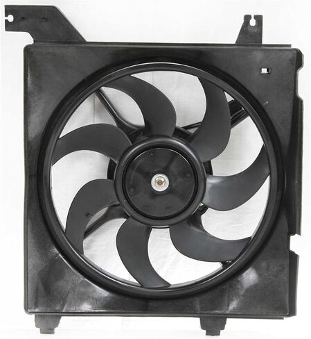 Replacement Radiator and A/C Condenser Cooling Fan Set Compatible with Hyundai Tiburon 2003-2004 2.0L I4 in Saudi Arabia
