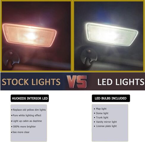 Tacoma Interior LED Lights for 2016 2017 2018 2019 2020 2021 2022 2023 Toyota Tacoma 6000K Super Bright White Interior LED Kit + Installation Tool in Saudi Arabia