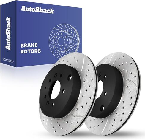 AutoShack 11.88 "(301.8 ملم) استبدال دوارات الفرامل الخلفية ذات التهوية لمجموعة 2007-2012 Mazda CX-7 2-PC in Kuwait