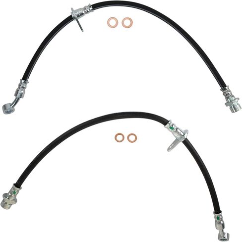 Rear Brake Hose Set Compatible with 2003-2007 Honda Accord in Saudi Arabia
