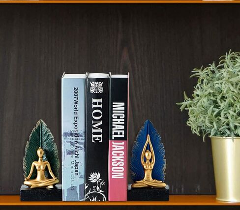 نهايات كتب اليوجا نهايات كتب مبتكرة نهايات كتب لطيفة للأرفف - نهايات كتب يوجا مزخرفة أنيقة ومتينة للأرفف، مثالية لديكور المنزل وتنظيمه in Kuwait