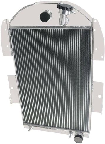 4 Row Aluminum Radiator For 1934 1935 1936 Chevrolet Master Deluxe/Standard Truck Pickup 3.4L L6 Gas Engine radiador de aluminio AT in Saudi Arabia
