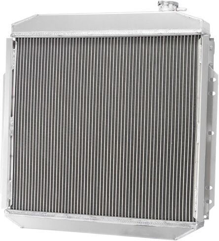 4 Rows Radiator&Shroud Fan For 1953-1956 Ford F100 F150 F250 F350 Pickup Truck Chevy V8 1954 1955, Base Standard Cab Pickup 3.9L 4.2L 4.4L Full Aluminum Radiator for Ford 53 54 55 56 in Saudi Arabia
