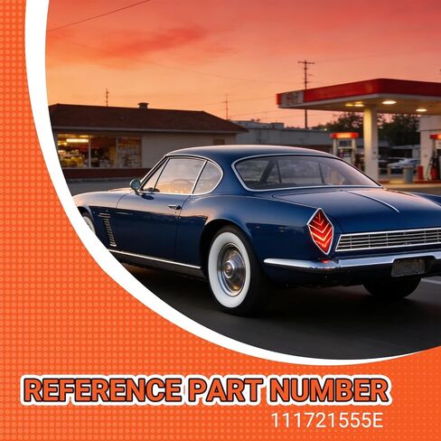 كابل خانق، 2667 مم، متوافق مع VW Beetle & Karmann Ghia 1966-71، Dune Buggy، تبريد الهواء، رقم الجزء المرجعي 111721555E، كابل تسريع بديل in Kuwait