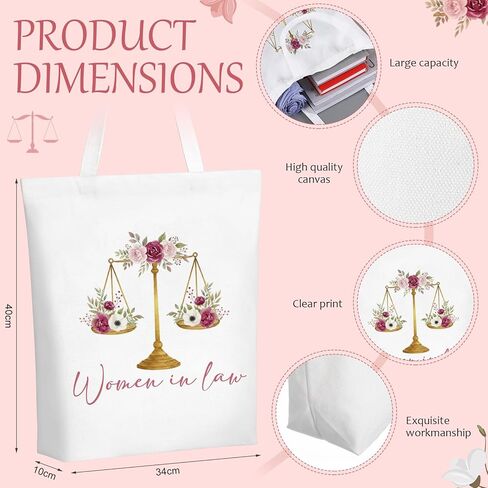 5 قطع من هدية عيد الحب للمحامي للنساء، أساسيات المحامي، موازين الأزهار للعدالة، دفتر المحامي قيد التقدم، إشارة مرجعية للنساء في القانون، حقيبة مكياج، هدية التخرج للمحامي القانوني ودراسة البار in Kuwait