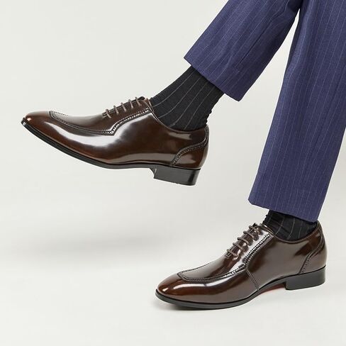 Men's British-Style Glossy Patent Leather Business Formal Leather Shoes Vintage Carved Square Toe Oxford Shoes Suitable for Banquet Wedding Shoe in Saudi Arabia