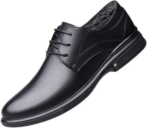 Men's Lace-up Business Dress Shoes Black Casual Shoes Breathable Soft Sole British Korean Wedding Shoes for Men in Kuwait