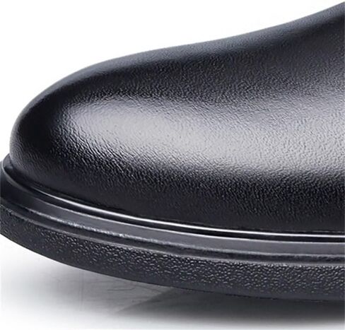 Men's Lace-up Business Dress Shoes Black Casual Shoes Breathable Soft Sole British Korean Wedding Shoes for Men in Kuwait