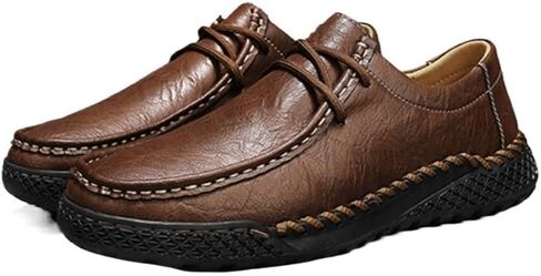 Men's Business Dress Shoes Oxford Shoes Non-Slip Wear-Resistant Versatile Comfortable Breathable Dad Shoes for Men in Saudi Arabia