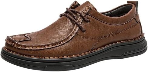 Men's Versatile Rubber Shoes Dress Oxford Shoes Low-top Lace-up Flat Bottom Comfortable Breathable wear-Resistant Work Shoes for Men in Saudi Arabia