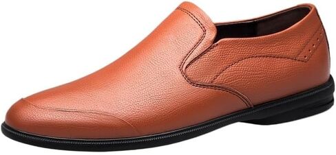 Men's Slip-on Casual Shoes Increase Height Round-Toed Shoes wear-Resistant Comfortable Breathable Dress Shoes for Men in Kuwait