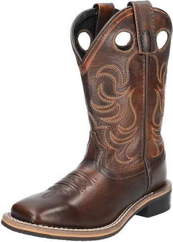 أحذية سموكي ماونتن | سلسلة لاندري | الحذاء الغربي للشباب | اصبع القدم مربع | جلد طبيعي | نعل مطاطي وكعب عريض | قدم جلدية وبطانة صناعية in Kuwait