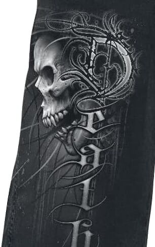 Spiral - Death Forever - Vintage Cargo Shorts 3/4 Long Black in Saudi Arabia