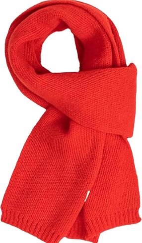 Winter Knit Scarf for Women-Soft Warm Long Knit Scarf Classic Fashion Solid Color Knit Neck Wraps for Cold Weather in Saudi Arabia