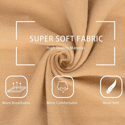 Winter-Scarf-Wrap Womens Soft Warm-Oversized Cold-Weather-Scarves Plush-Fleece-Shawl with Tassels(78''x26'') in Saudi Arabia