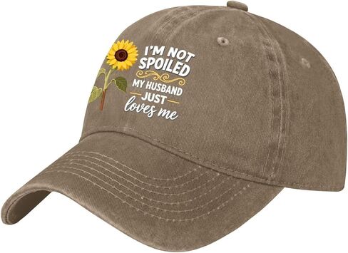It's Simpler Don't Mess with My Husband Trusts Me Hats for Men Aesthetic Washed in Saudi Arabia