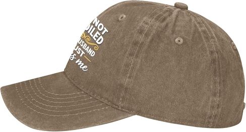 It's Simpler Don't Mess with My Husband Trusts Me Hats for Men Aesthetic Washed in Saudi Arabia