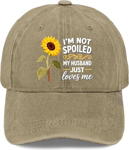 It's Simpler Don't Mess with My Husband Trusts Me Hats for Men Aesthetic Washed in Saudi Arabia