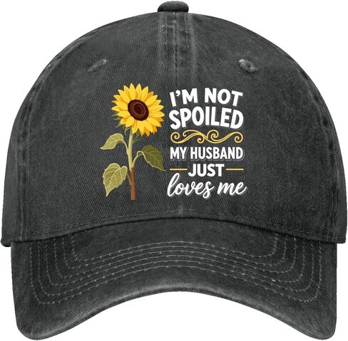 It's Simpler Don't Mess with My Husband Trusts Me Hats for Men Aesthetic Washed in Saudi Arabia