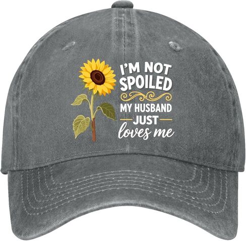 It's Simpler Don't Mess with My Husband Trusts Me Hats for Men Aesthetic Washed in Saudi Arabia