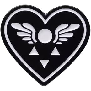Delta Rune Deltarune Heart Undertale Sans Papyrus Indie Video Game 1.1" Enamel Pin Badge in Saudi Arabia
