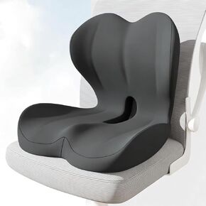 Car Headrest Pillow with Hook, Adjustable Car Seat Neck Support with Memory Foam & Ice Silk, 360° Rotating Travel Sleeping Headrest for Kids & Adults in Saudi Arabia