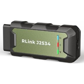 TOPDON RLink J2534 OEM Reprogramming and Diagnostic Tool, Enhanced J2534 VCI, J2534 Pass-Thru for J2534/D-PDU/CAN-FD/DoIP, Supports 17+ Vehicle Brands, No OE Software Provided in Saudi Arabia