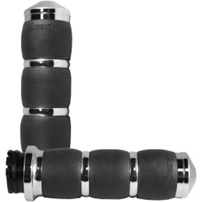 Avon Chrome Velvet Air 3-Ring Grips for 2008 and Newer TBW Harley-Davidson Touring models - AIR-93-FLY in Saudi Arabia