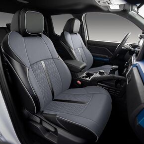 أغطية مقاعد مناسبة حسب الطلب لسيارة Toyota 4Runner (5 مقاعد) لعام 2025-2026، مجموعة كاملة من الجلد الصناعي المقاوم للماء، واقيات تغطية كاملة لـ SR5/TRD للطرق الوعرة/الرياضة/المحدودة/Trailhunter - أسود + أحمر in Kuwait