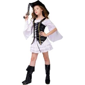 Girl Pirate Costume Cosplay Kids Halloween Party in Saudi Arabia