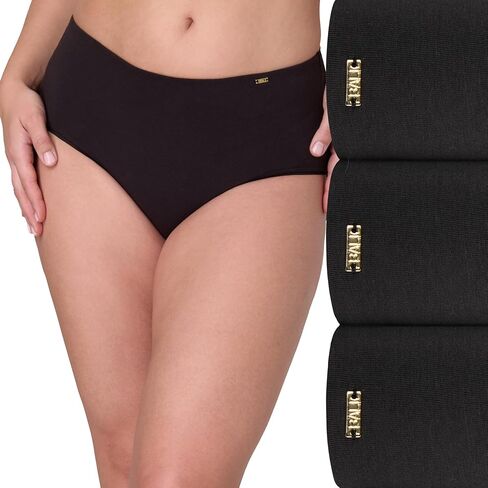 Bali womens Underwear Brief Pack, Lux Cotton Essentials Brief Underwear, Moisture-wicking, 3-pack in Saudi Arabia