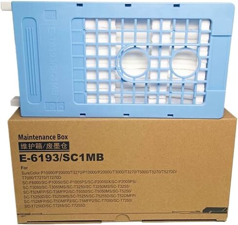 صندوق صيانة C13T619300 T6193 SC1MB متوافق مع مستلزمات الطابعة T3000 T3070 T7070 T3200 T5200 T7200 T3270 T5270 T7270 P10000 P20000 لرقم القطعة C13T619300 in Saudi Arabia