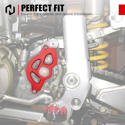 NICECNC الترابية دراجة غطاء ضرس سلسلة الحرس الألومنيوم متوافق مع هوندا XR650R 2000 2001 2002 2003 2004 2005 2006 2007 in Saudi Arabia