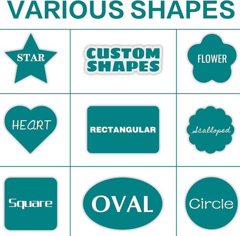 Custom Sticker,You can add Any Image, Logo, Text, Photo, or Name.Offers a Variety of Sizes, Shapes, and Background Options, 1"-10" inch Personalized Waterproof Vinyl Labelss in Saudi Arabia
