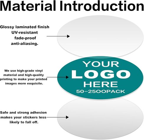 Custom Sticker,You can add Any Image, Logo, Text, Photo, or Name.Offers a Variety of Sizes, Shapes, and Background Options, 1"-10" inch Personalized Waterproof Vinyl Labelss in Saudi Arabia