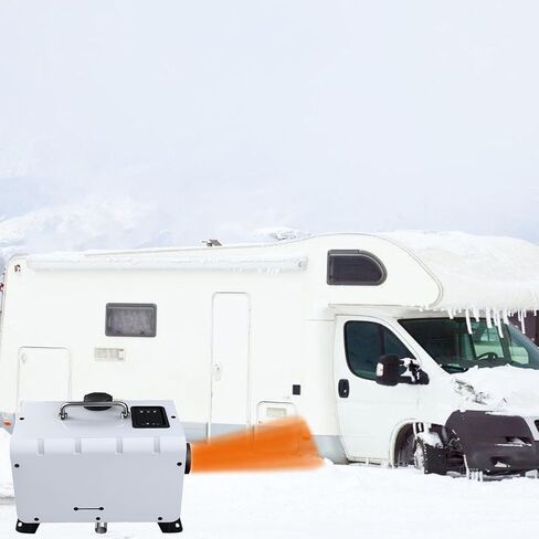 سخان هواء ديزل ZHIBANG 12 فولت/110 فولت ثنائي الغرض 12 فولت/8 كيلو وات، سخان ديزل مع شاشة LCD ذكية، مناسب للمركبات الترفيهية والمقطورة والشاحنة والقارب والداخلية (ZB-021) in Kuwait