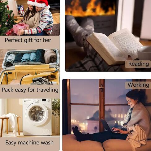Fuzzy Sock Slippers for Women Non Slip Indoor House Sock Shoes with Grips in Saudi Arabia
