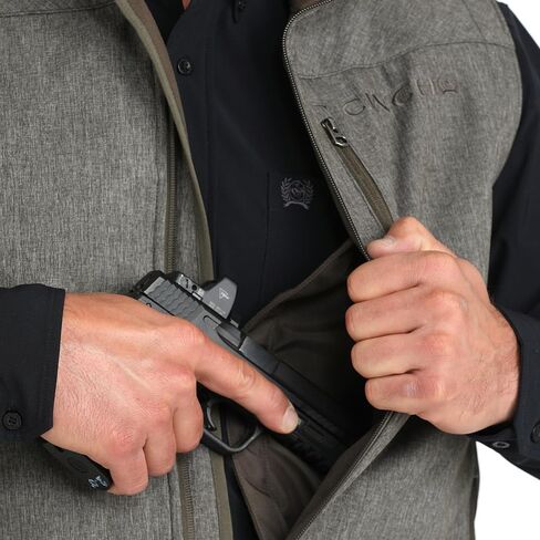 Cinch Men's Olive Bonded Conceal Carry Vest in Saudi Arabia