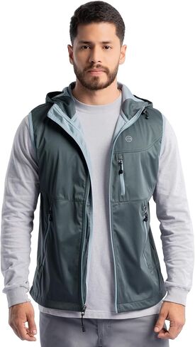 سترة الرحلات ذات القلنسوة ذات اللونين للرجال من ATG Softshell Flex in Saudi Arabia